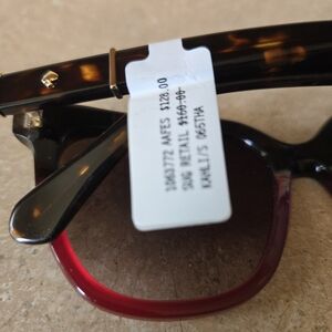 Kate Spade Red and Brown Sunglasses